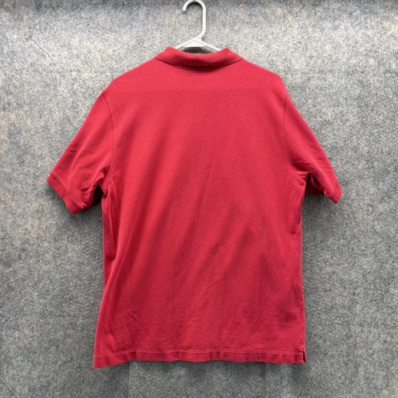 Vineyard Vines Polo Shirt Men Medium Adult Red Golf Golfer Casual Outdoors Mesh - Picture 9 of 10